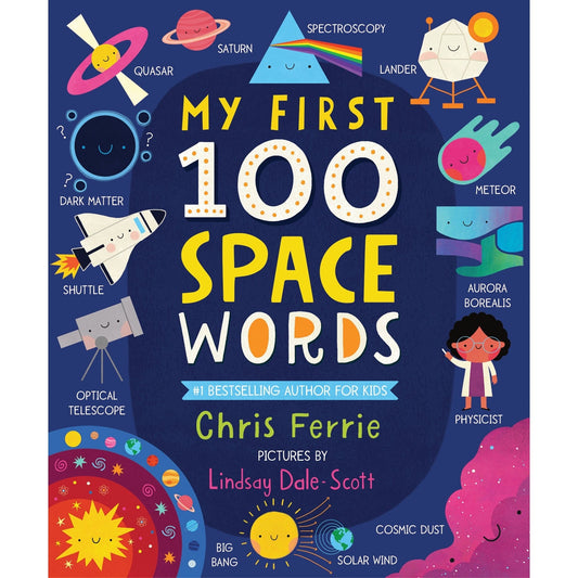 My First 100 Space Words - Board Book (Padded) SourceBooks Lil Tulips