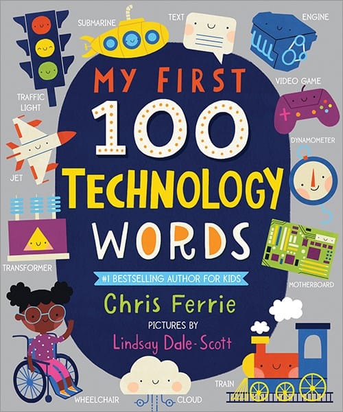 My First 100 Technology Words - Board Book (padded) SourceBooks Lil Tulips