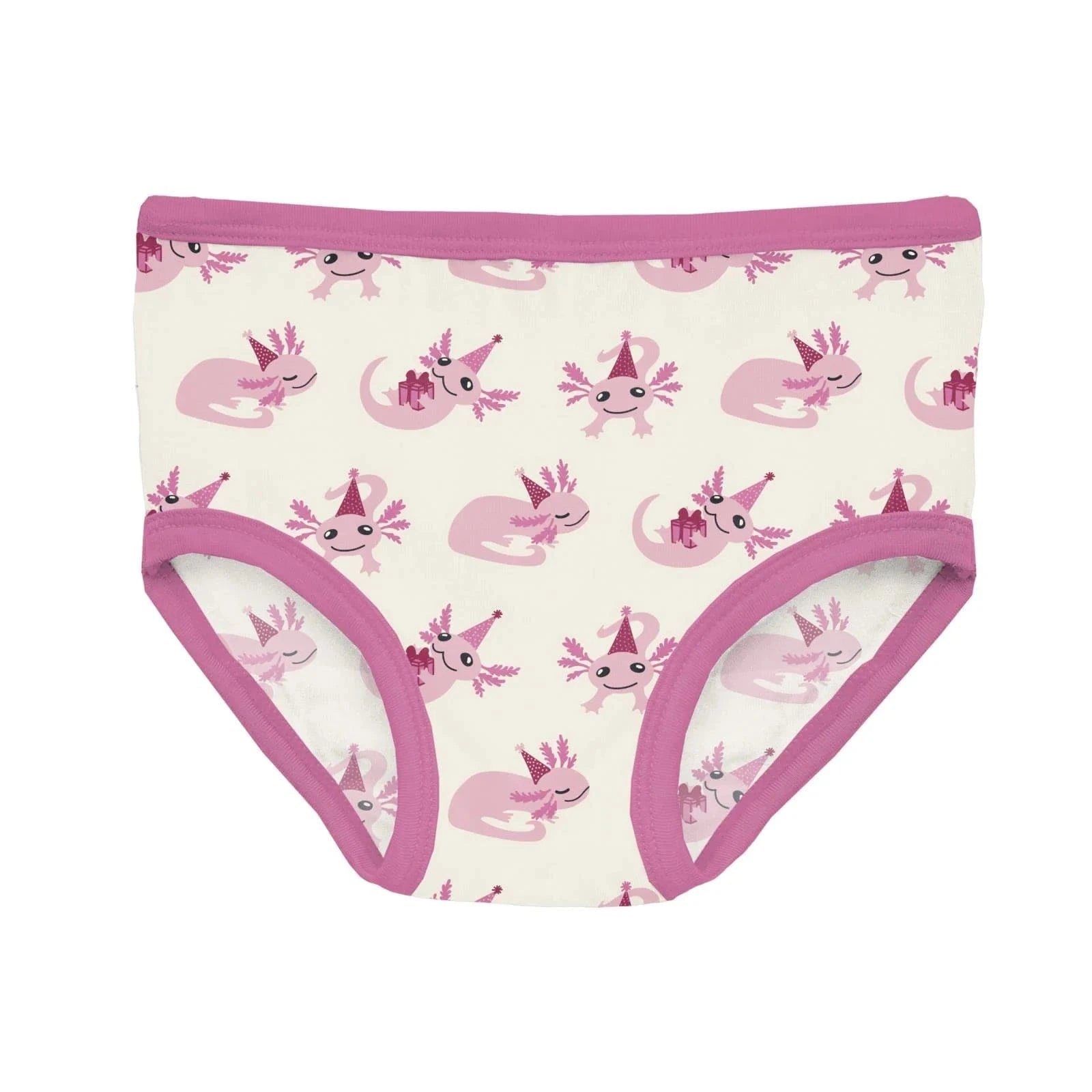 Natural Axolotl Party Girl's Underwear KicKee Pants Lil Tulips