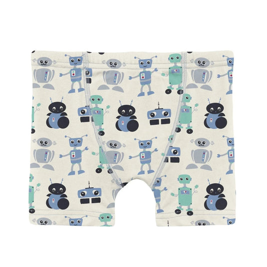 Natural Robots Boy's Boxer Brief KicKee Pants Lil Tulips