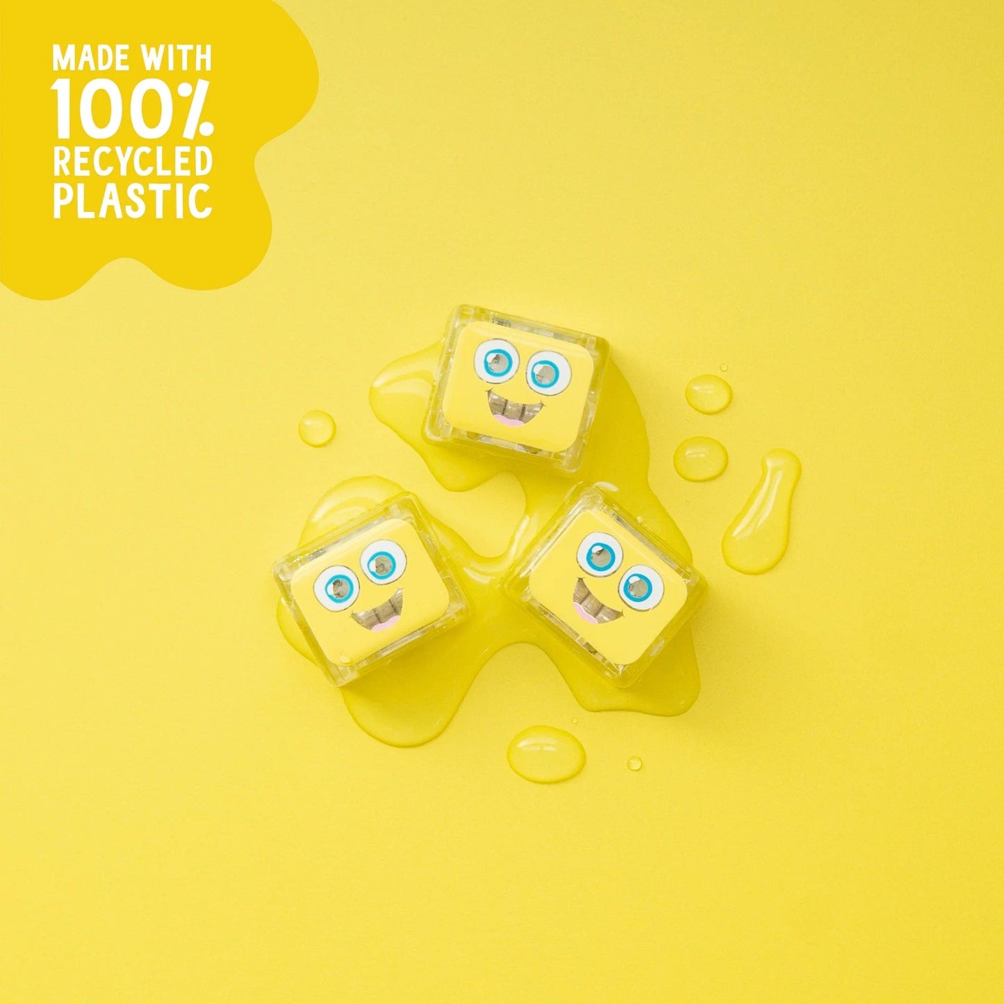 NEW Alex - Yellow Light Up Cubes Glo Pals Lil Tulips