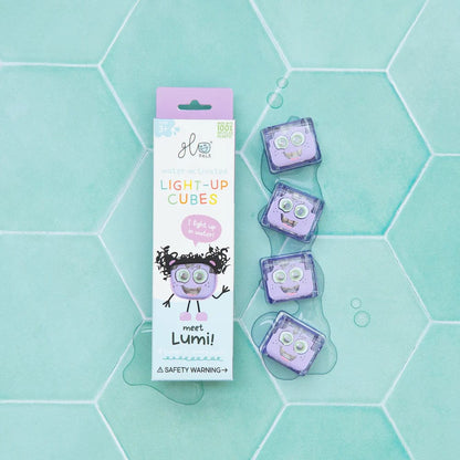 NEW Lumi - Purple Light Up Cubes Glo Pals Lil Tulips