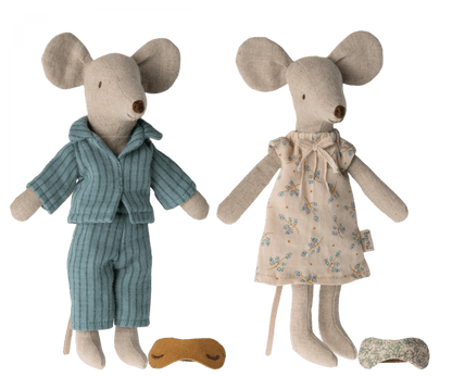 NEW Mum & Dad Mice in Cigar Box Maileg Lil Tulips