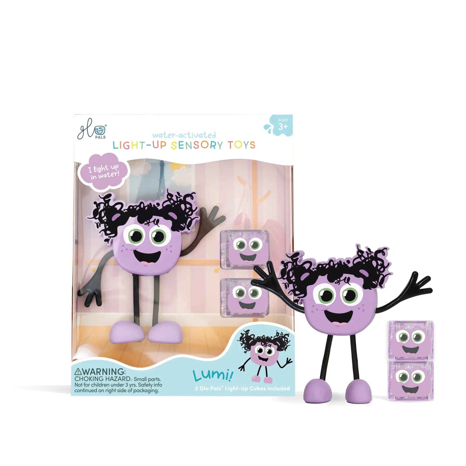 NEW Purple Glo Pal Character Lumi Glo Pals Lil Tulips