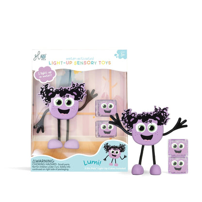 NEW Purple Glo Pal Character Lumi Glo Pals Lil Tulips