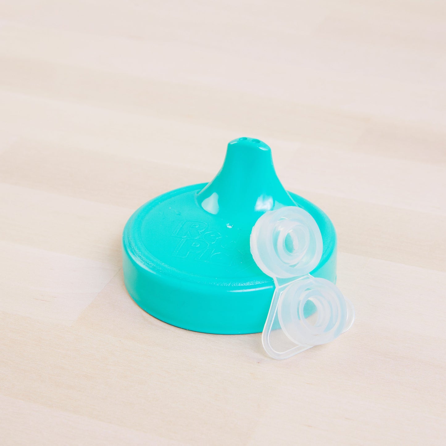 No-Spill Sippy Cup Lid + Valve Aqua RePlay Lil Tulips