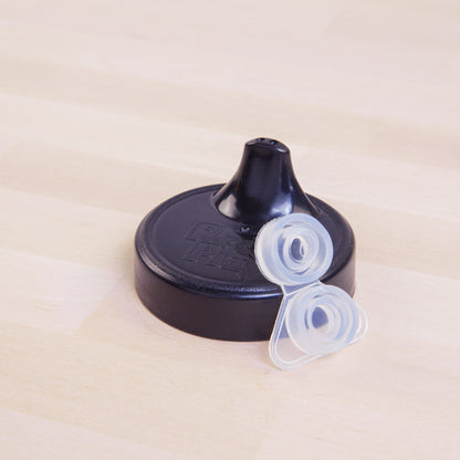 No-Spill Sippy Cup Lid + Valve Black RePlay Lil Tulips