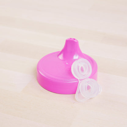 No-Spill Sippy Cup Lid + Valve Bright Pink RePlay Lil Tulips