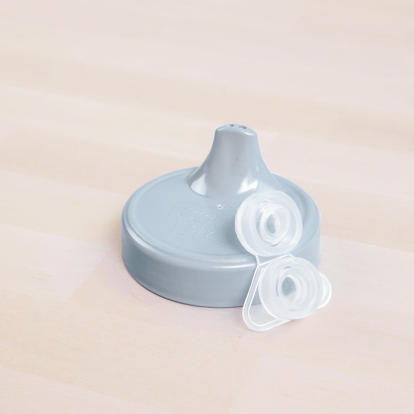 No-Spill Sippy Cup Lid + Valve Grey RePlay Lil Tulips