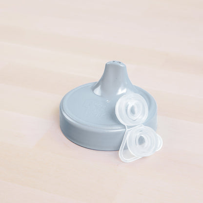 No-Spill Sippy Cup Lid + Valve Grey RePlay Lil Tulips