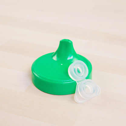 No-Spill Sippy Cup Lid + Valve Kelly Green RePlay Lil Tulips