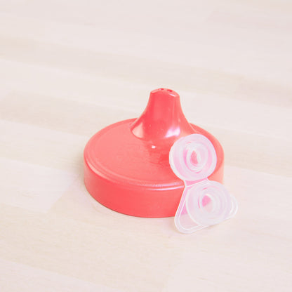 No-Spill Sippy Cup Lid + Valve Red RePlay Lil Tulips