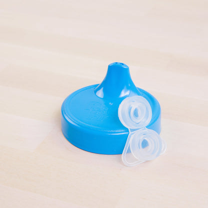 No-Spill Sippy Cup Lid + Valve Sky Blue RePlay Lil Tulips