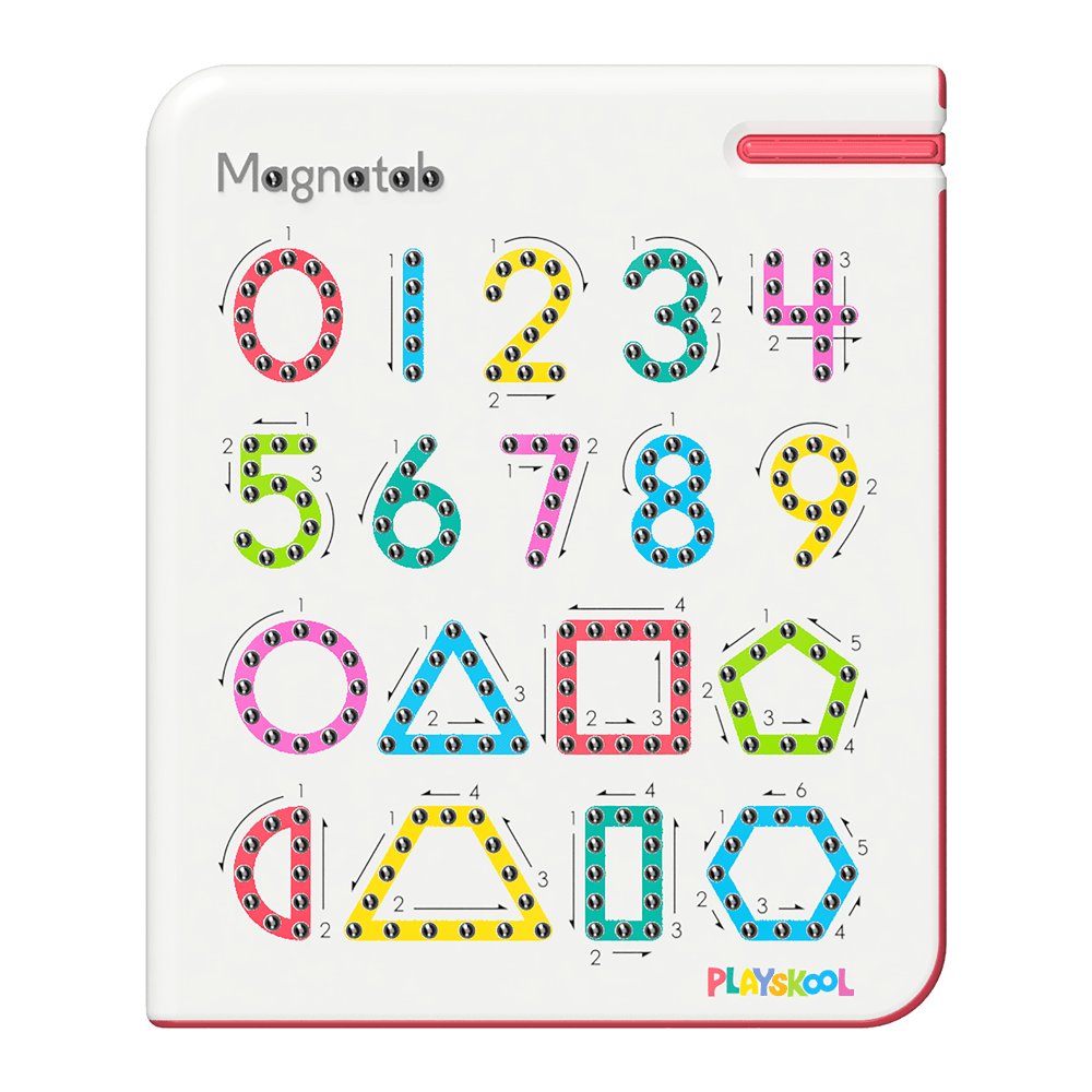 Numbers & Shapes Magnatab Playskool Lil Tulips