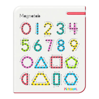 Numbers & Shapes Magnatab Playskool Lil Tulips