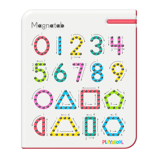 Numbers & Shapes Magnatab Playskool Lil Tulips