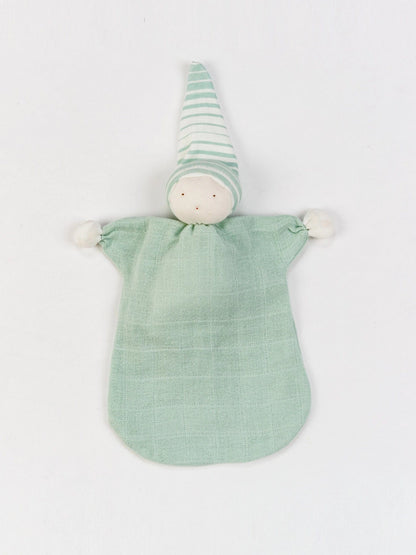 Organic Baby Muslin Sleeping Doll - Sea Breeze Under the Nile Lil Tulips