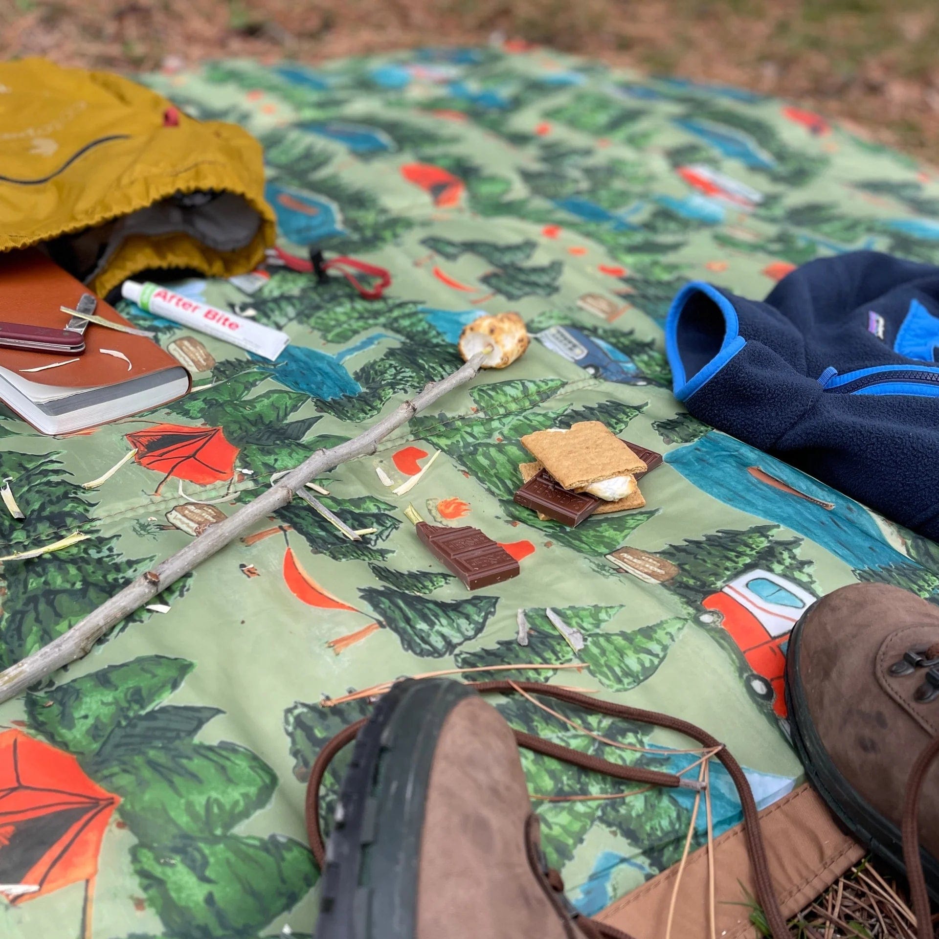 Outdoor Blanket - Camp Little Unicorn Lil Tulips