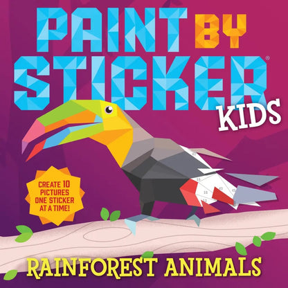 Paint by Sticker Kids: Rainforest Animals Paint by Sticker Lil Tulips