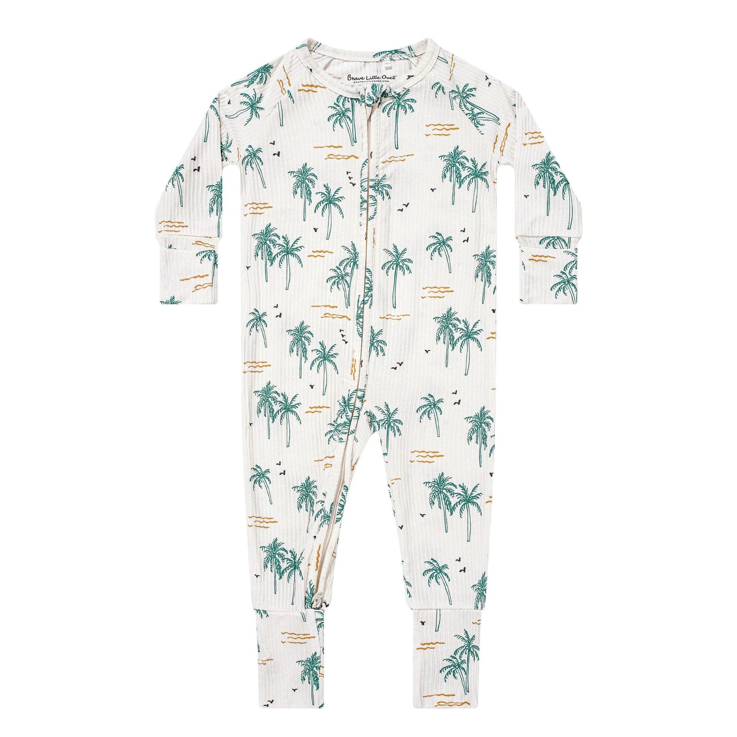 Palm Trees Zip Romper Brave Little Ones Lil Tulips