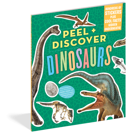 Peel + Discover: Dinosaurs Workman Publishing Lil Tulips