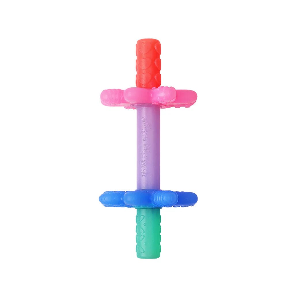 Pink Rainbow Teensy Tube™ Teether Itzy Ritzy Lil Tulips