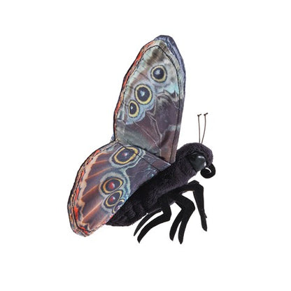 Butterfly, Blue Morpho Finger Puppet