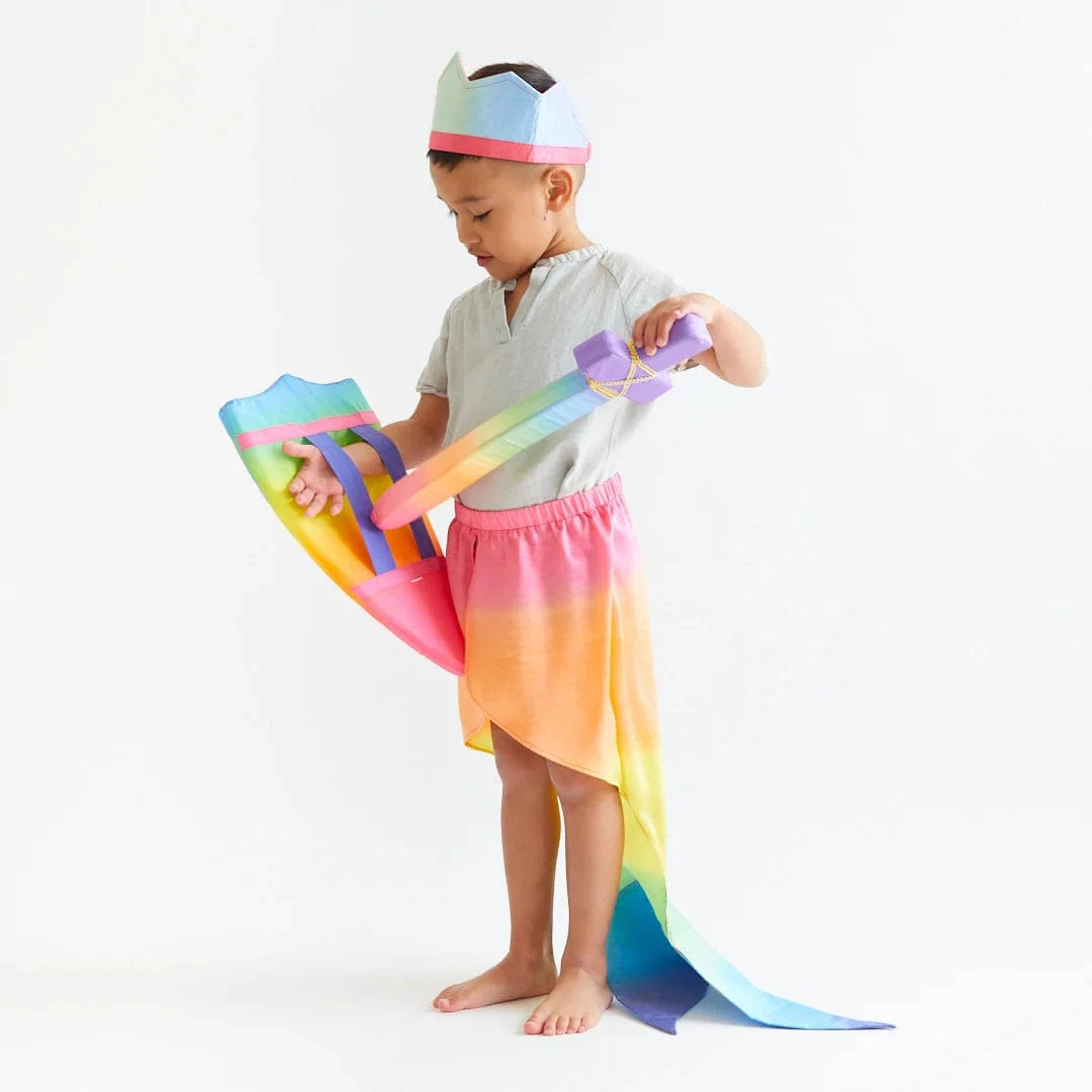 Rainbow Mermaid Tail Large Sarah's Silks Lil Tulips