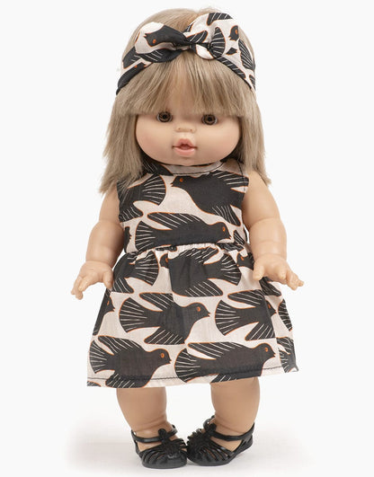 Salambo Sleeveless Cotton Faustine Dress Minikane Dolls Lil Tulips