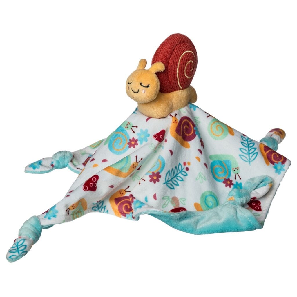 Skippy Snail Character Blanket Mary Meyer Lil Tulips