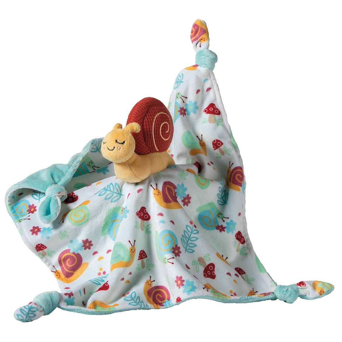 Skippy Snail Character Blanket Mary Meyer Lil Tulips