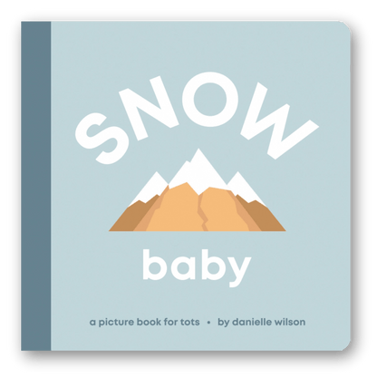 Snow Baby Board Book Left Hand Book House Lil Tulips