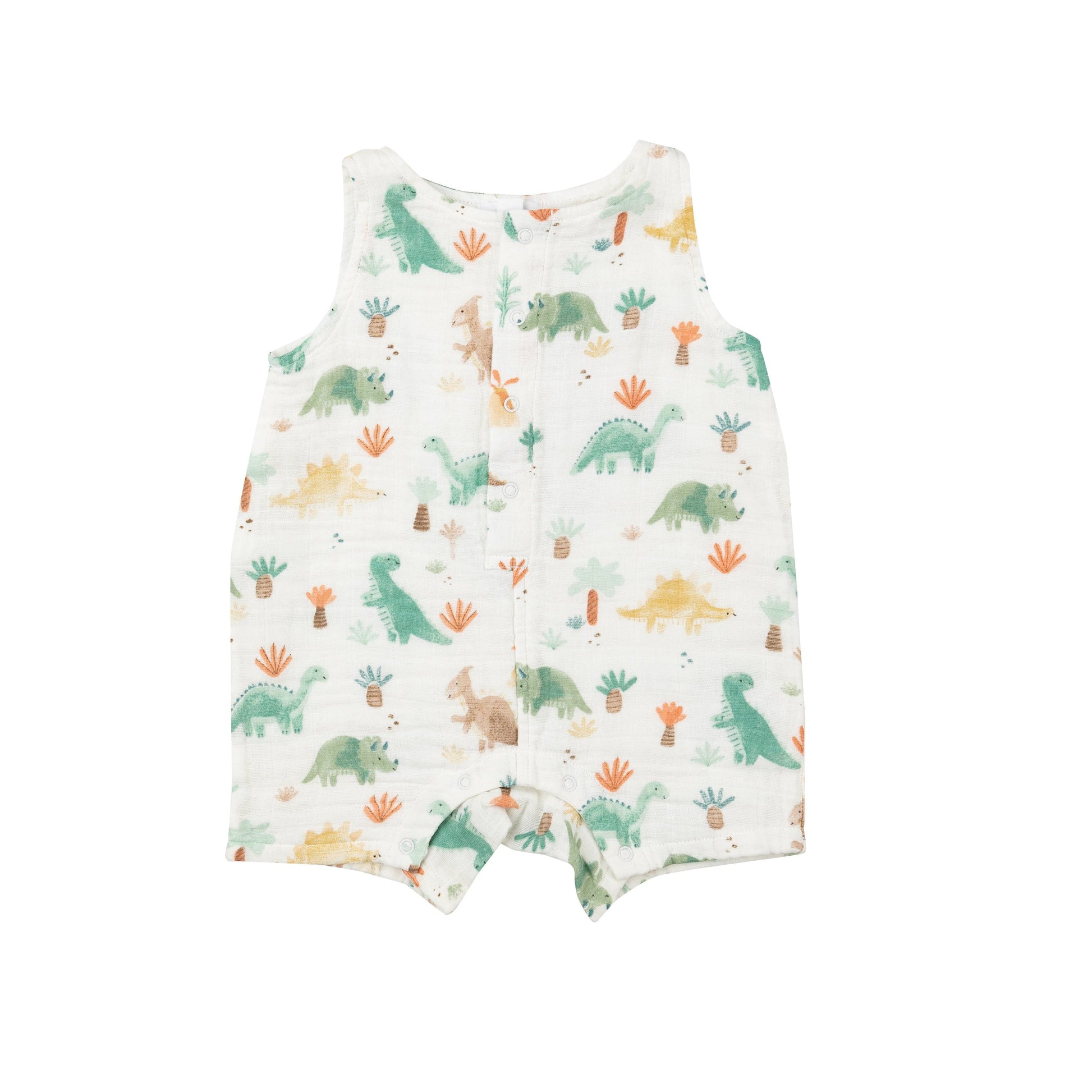 Softy Dinos Shortie Romper Angel Dear Final Sale Lil Tulips