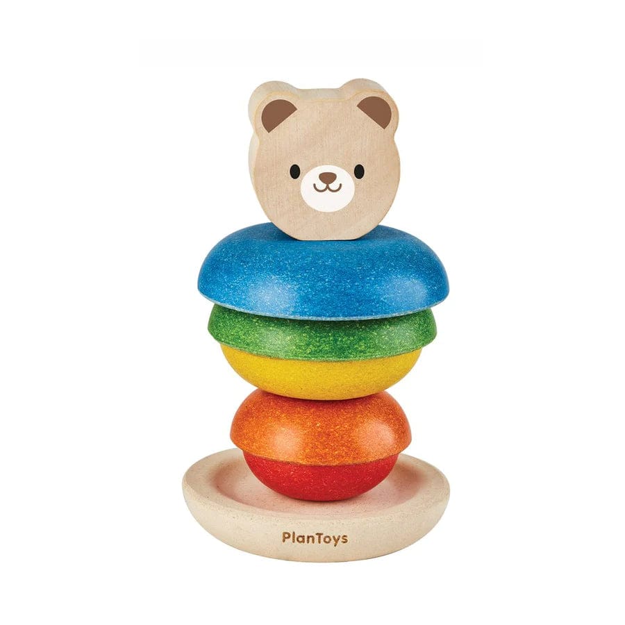 Stacking Ring - Bear Plan Toys Lil Tulips