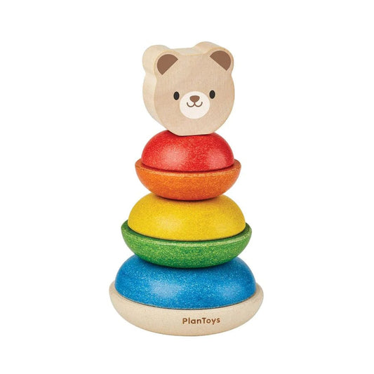 Stacking Ring - Bear Plan Toys Lil Tulips