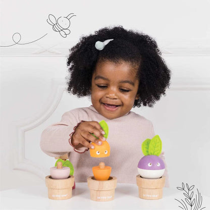 Stacking Wooden Veggies Le Toy Van Lil Tulips