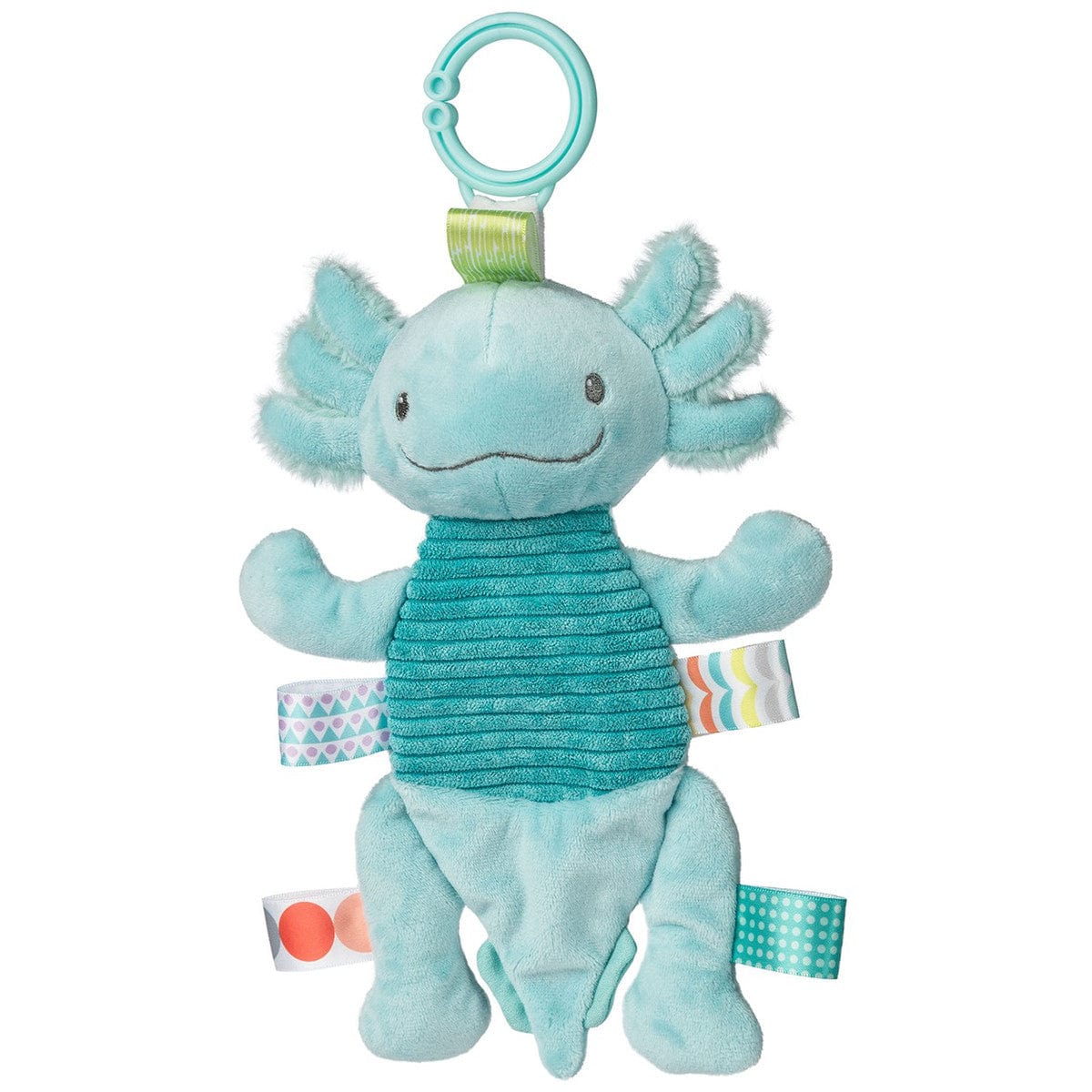 Taggies Fizzy Axolotl Crinkie - Aqua Mary Meyer Lil Tulips