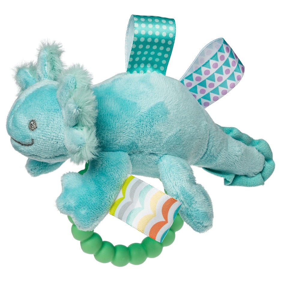 Taggies Fizzy Axolotl Teether Rattle – Aqua Mary Meyer Lil Tulips