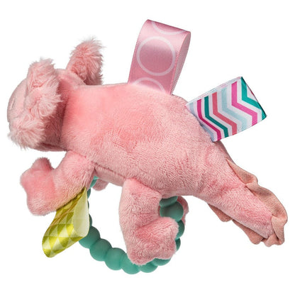 Taggies Lizzy Axolotl Teether Rattle – Pink Mary Meyer Lil Tulips