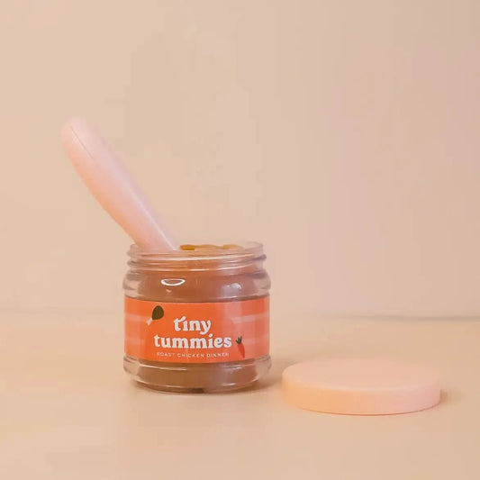 Tiny Tummies Roast Chicken Food Jar and Spoon Set Tiny Harlow Lil Tulips