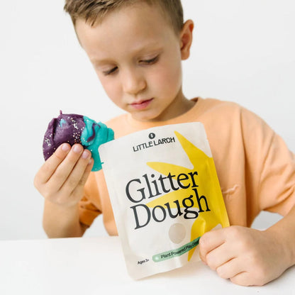 Unicorn Glitter Dough | Natural Play Dough Little Larch Lil Tulips