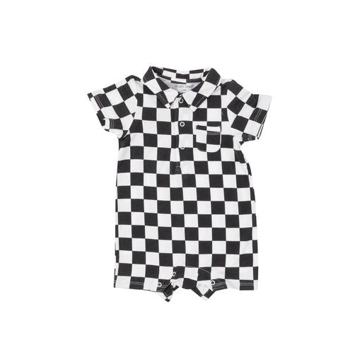 Checkerboard Polo Shortie