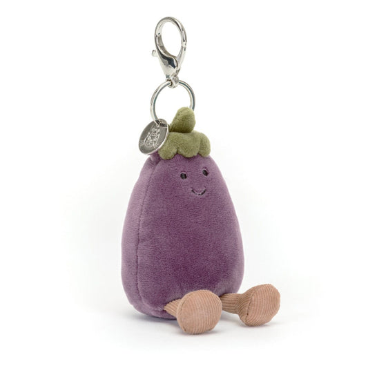 Vivacious Eggplant Bag Charm Jellycat Lil Tulips