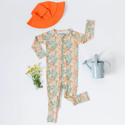 Wildflowers Zip Romper Brave Little Ones Lil Tulips