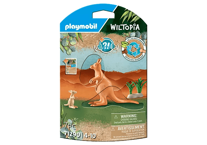 Wiltopia - Kangaroo with Joey 71290 Playmobil Toys Lil Tulips