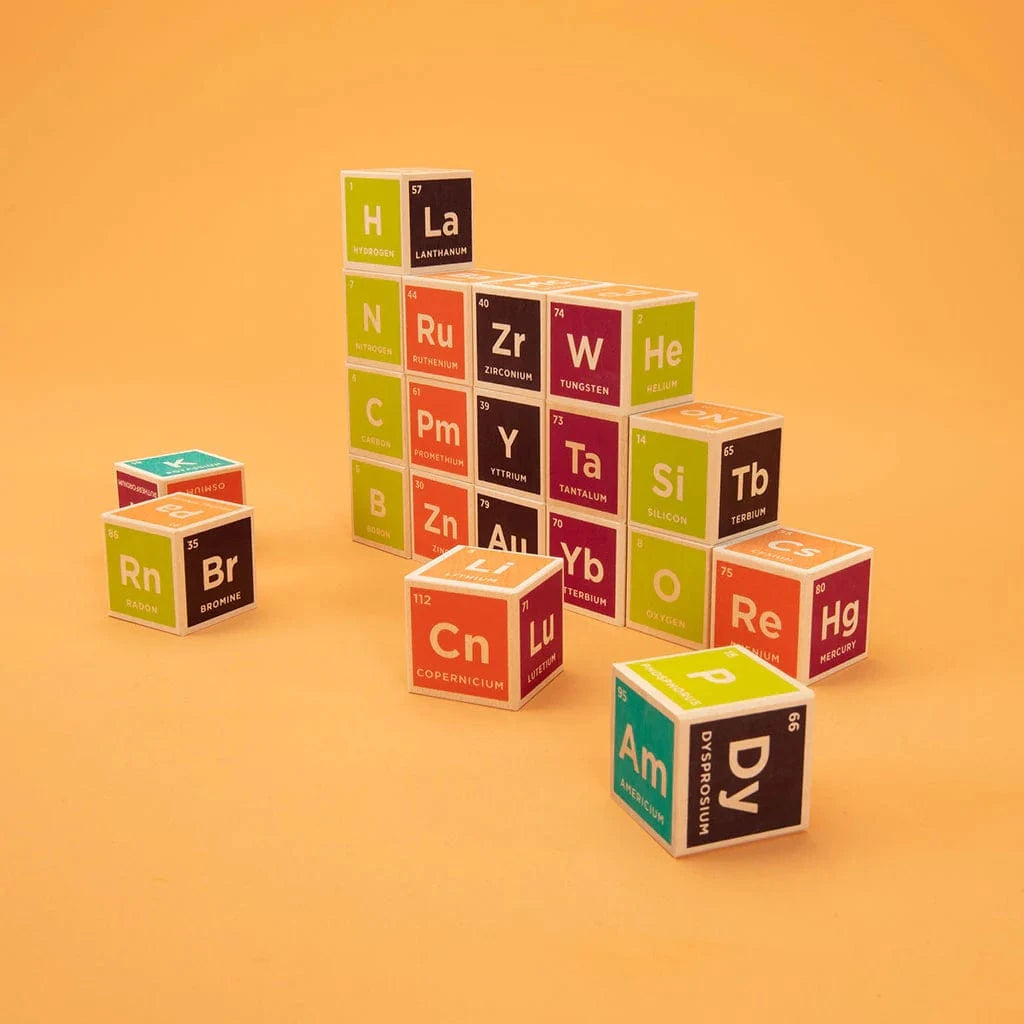 Wooden Periodic Table Elemental Blocks Uncle Goose Lil Tulips