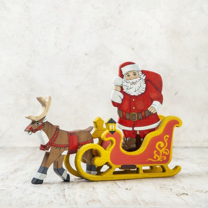 Wooden Santa's Sleigh Wooden Caterpillar Lil Tulips