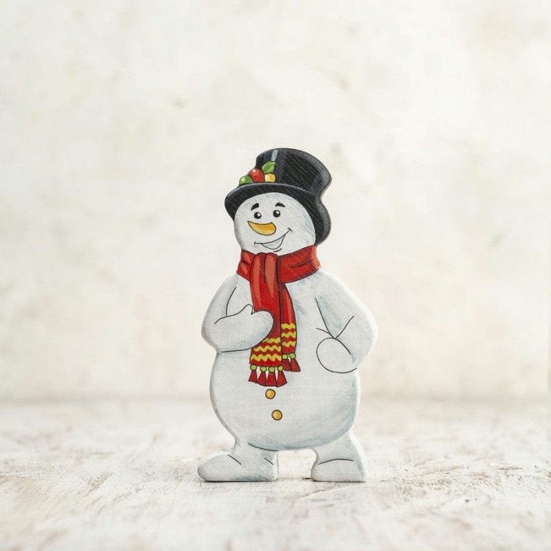 Wooden Snowman Toy Wooden Caterpillar Lil Tulips