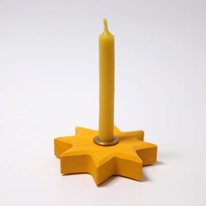 Yellow Star Candle Holder Grimm's Lil Tulips