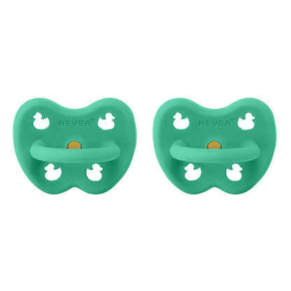 2-pack Orthodontic Pacifier (3-36 months) - Pop of Green LE Hevea Pacifiers & Teethers Lil Tulips